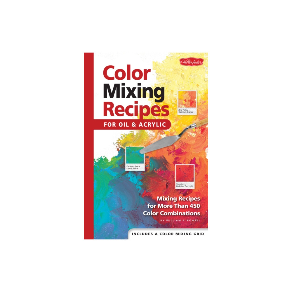 Produktbild för Color Mixing Recipes for Oil & Acrylic (inbunden, eng)