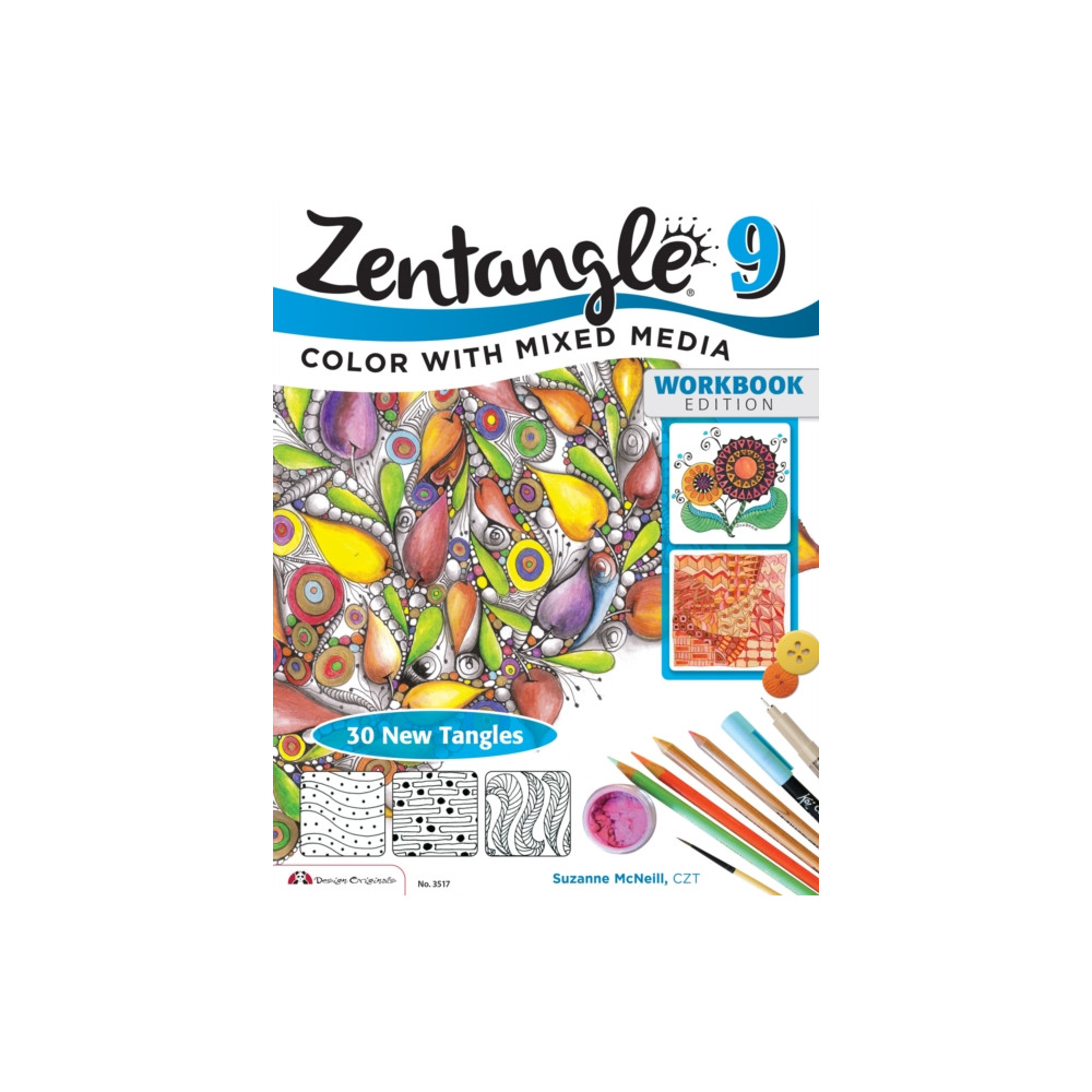 Produktbild för Zentangle 9 (häftad, eng)