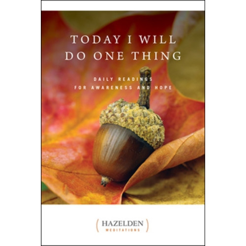 Hazelden Information & Educational Services Today I Will Do One Thing (häftad, eng)