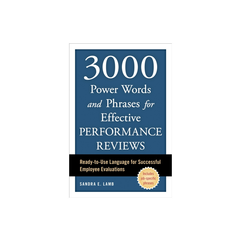Produktbild för 3000 Power Words and Phrases for Effective Performance Reviews (häftad, eng)