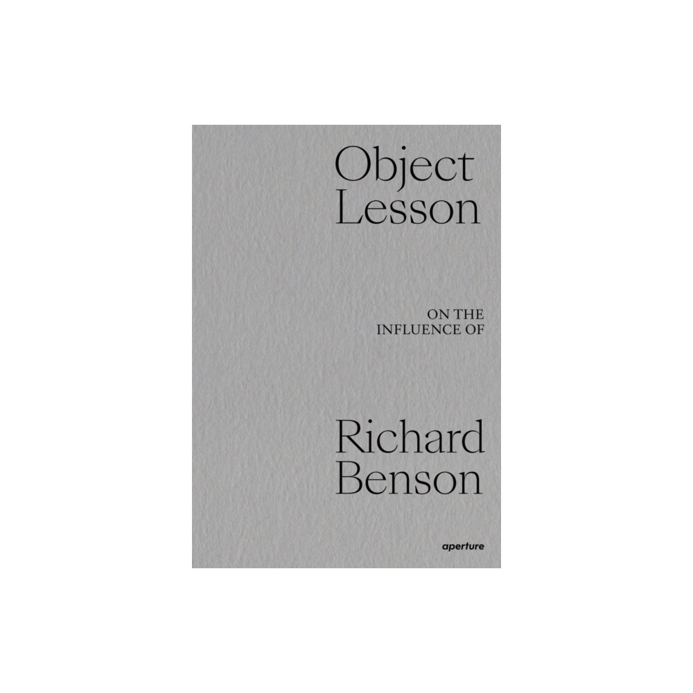 Produktbild för Object Lesson: On the Influence of Richard Benson (inbunden, eng)