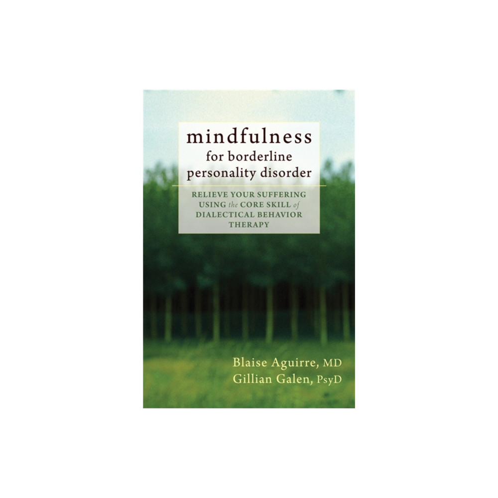 Produktbild för Mindfulness for Borderline Personality Disorder (häftad, eng)