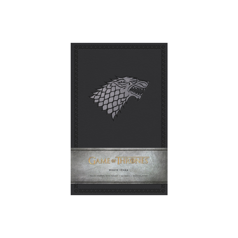 Produktbild för Game of Thrones: House Stark Hardcover Ruled Journal (inbunden, eng)