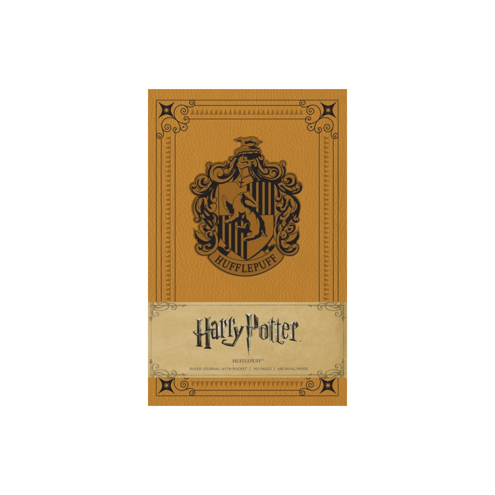 Produktbild för Harry Potter: Hufflepuff Hardcover Ruled Journal (inbunden, eng)