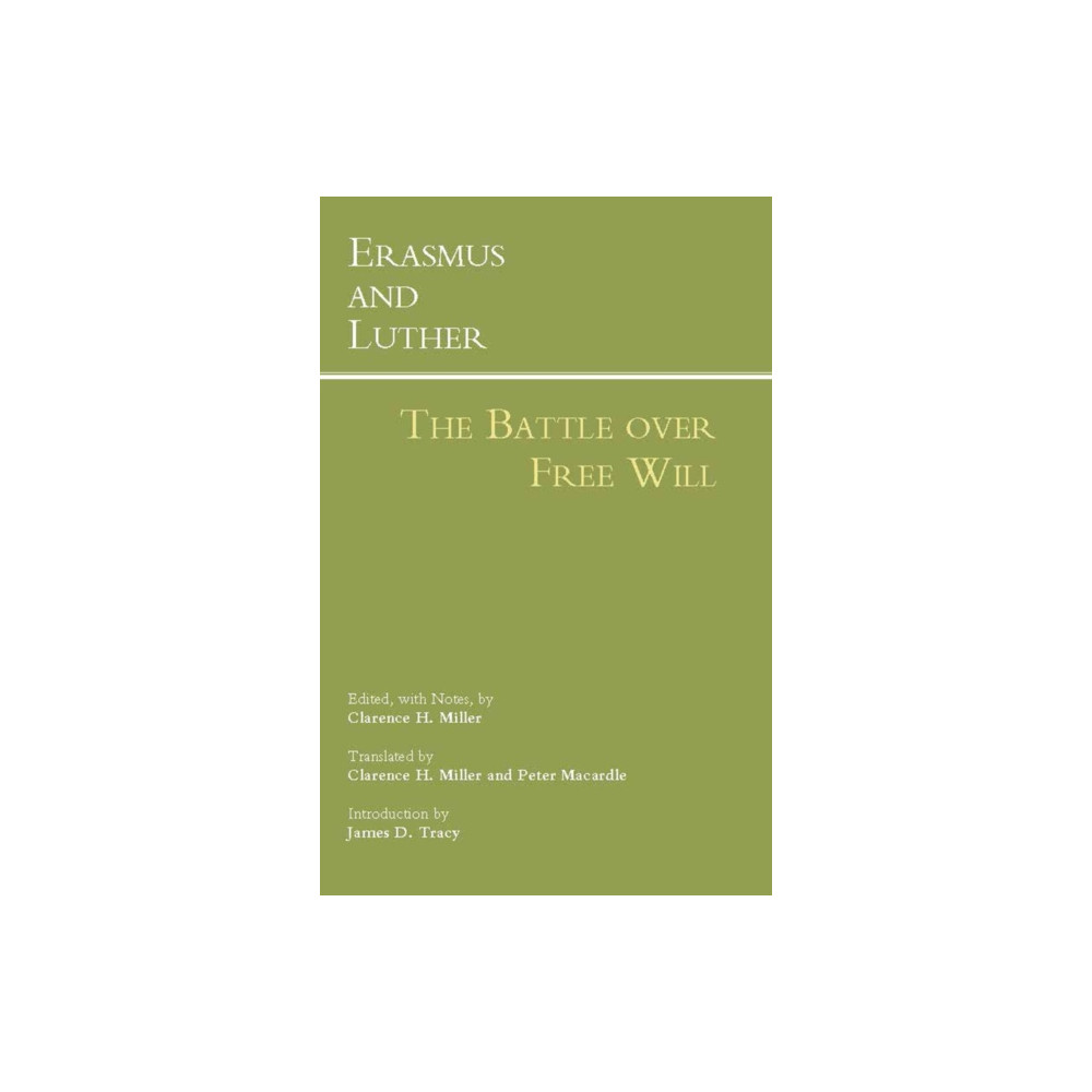 Produktbild för Erasmus and Luther: The Battle over Free Will (häftad, eng)