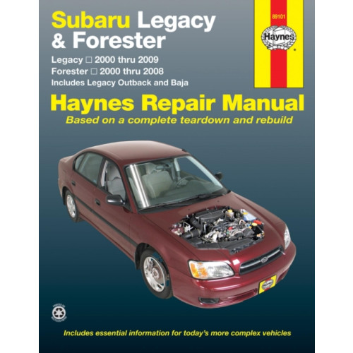 Haynes Manuals Inc Subaru Legacy & Forester covering Legacy (2000-2009) & Forester (2000-2008), inc. Legacy Outback & Baja Haynes Repair Manual (USA) (häftad, eng)