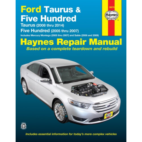 Haynes Manuals Inc Ford Taurus (08-14) & Five Hundred (05-07) & Mercury Montego (05-07) & Sable (08-09) Haynes Repair Manual (USA) (häftad, eng)