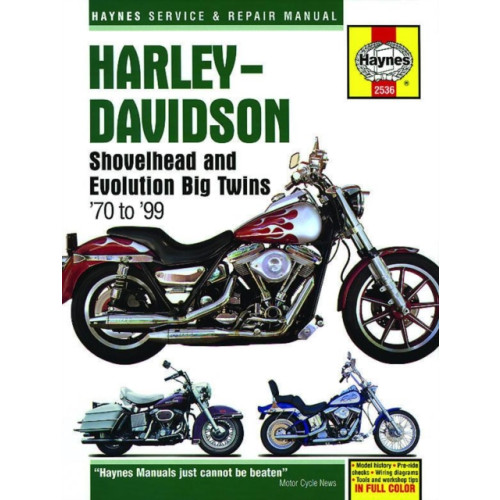 Haynes Manuals Inc Harley-Davidson Shovelhead & Evolution Big Twins (70-99) Haynes Repair Manual (häftad, eng)