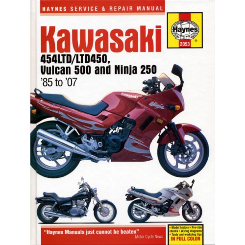 Haynes Manuals Inc Kawasaki 454 Ltd, Vulcan 500 & Ninja 250 (85 -07) (häftad, eng)