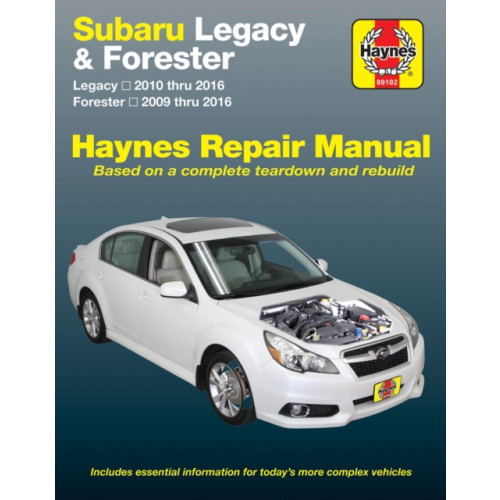 Haynes Manuals Inc Subaru Legacy (10-16) & Forester (09-16) Haynes Repair Manual (USA) (häftad, eng)