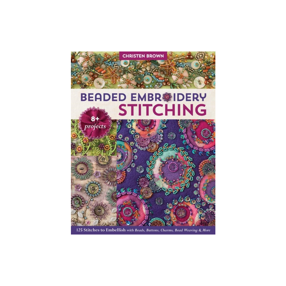 Produktbild för Beaded Embroidery Stitching (häftad, eng)