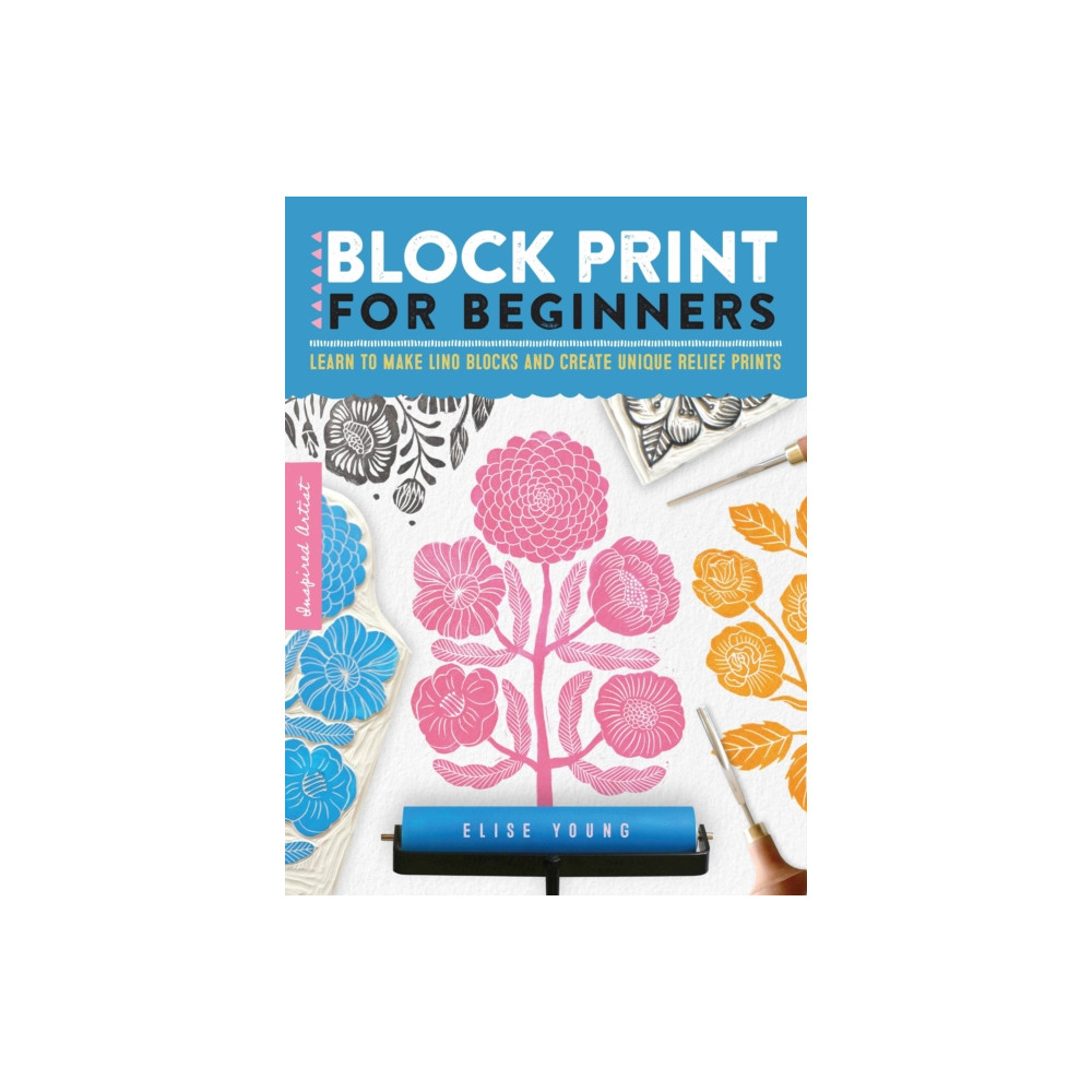 Produktbild för Block Print for Beginners (häftad, eng)