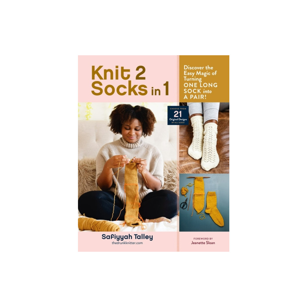 Produktbild för Knit 2 Socks in 1 (inbunden, eng)