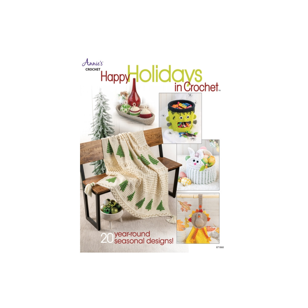 Produktbild för Happy Holidays in Crochet (häftad, eng)