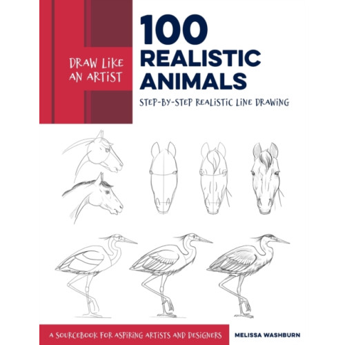 Quarto Publishing Group USA Inc Draw Like an Artist: 100 Realistic Animals (häftad, eng)