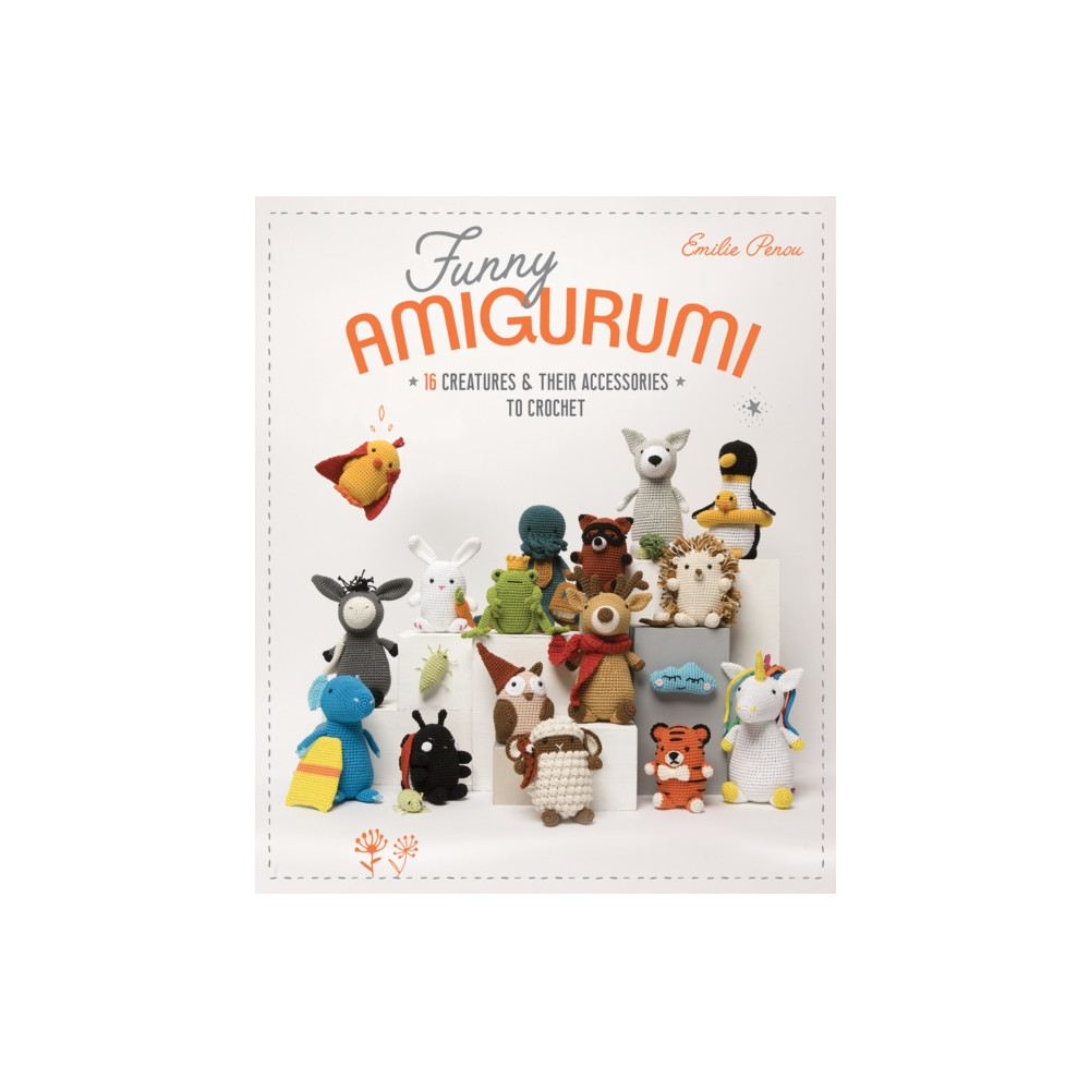 Produktbild för Funny Amigurumi (häftad, eng)