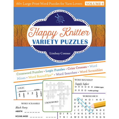 C & T Publishing Happy Knitter Variety Puzzles, Volume 4 (häftad)