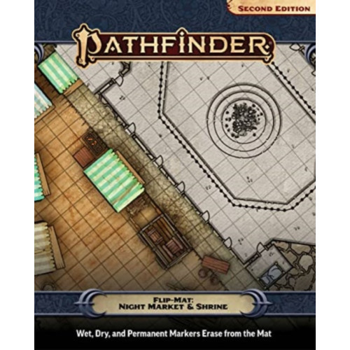 Paizo Publishing, LLC Pathfinder Flip-Mat: Night Market & Shrine (P2) (häftad, eng)