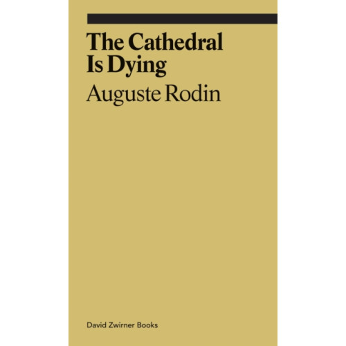 David Zwirner The Cathedral is Dying (häftad, eng)