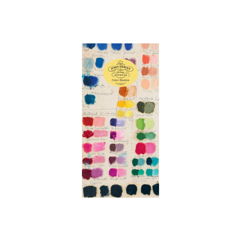 Produktbild för John Derian Paper Goods: Color Studies 80-Page Notepad (häftad, eng)