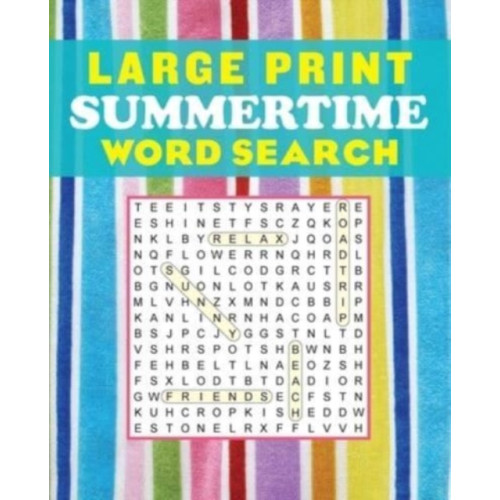 Thunder Bay Press Large Print Summertime Word Search (häftad, eng)