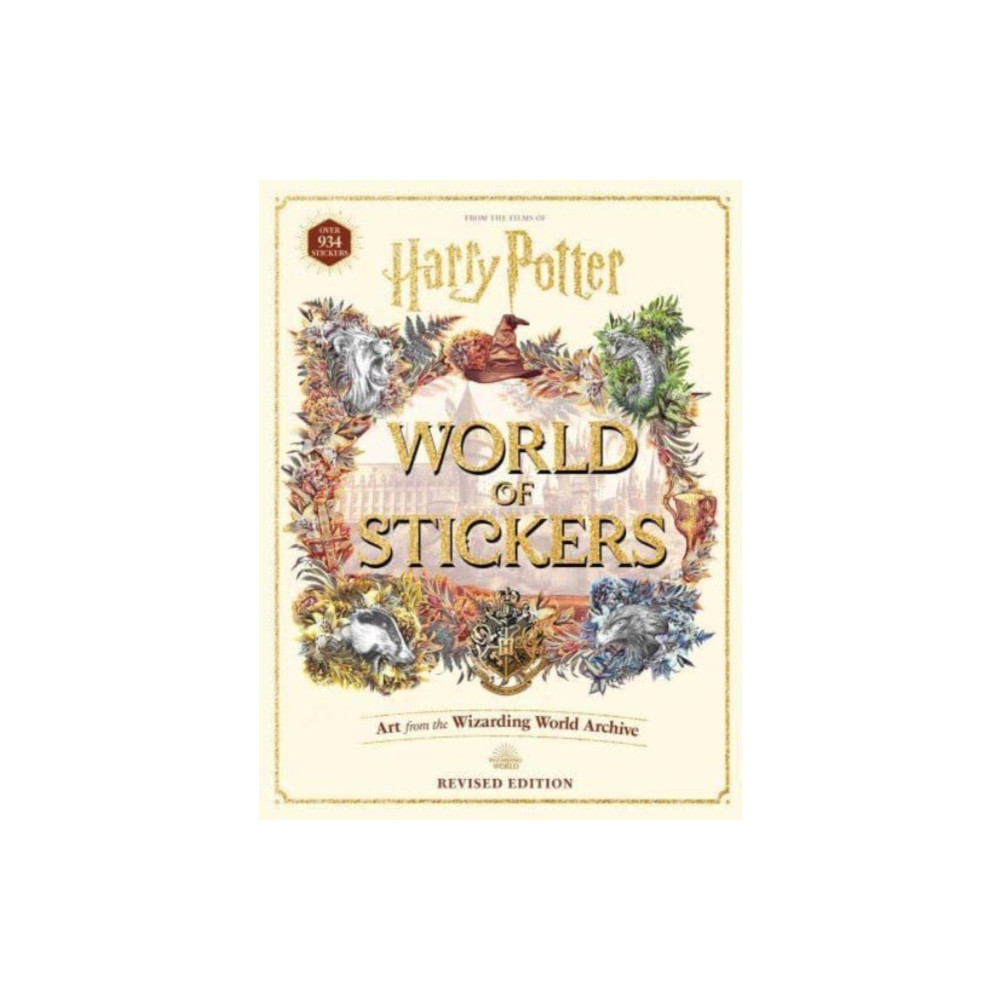 Produktbild för Harry Potter World of Stickers (inbunden, eng)