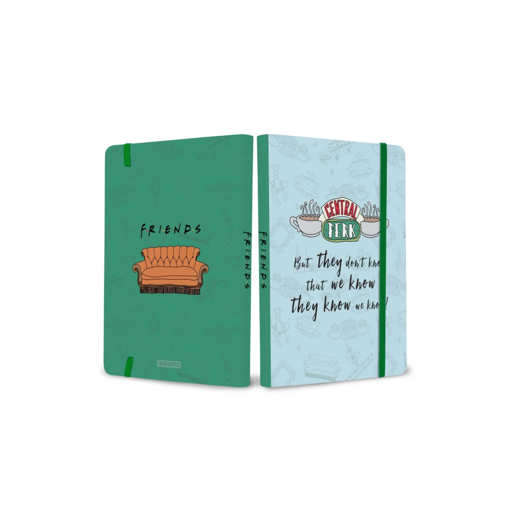 Produktbild för Friends: Central Perk Softcover Notebook (häftad, eng)