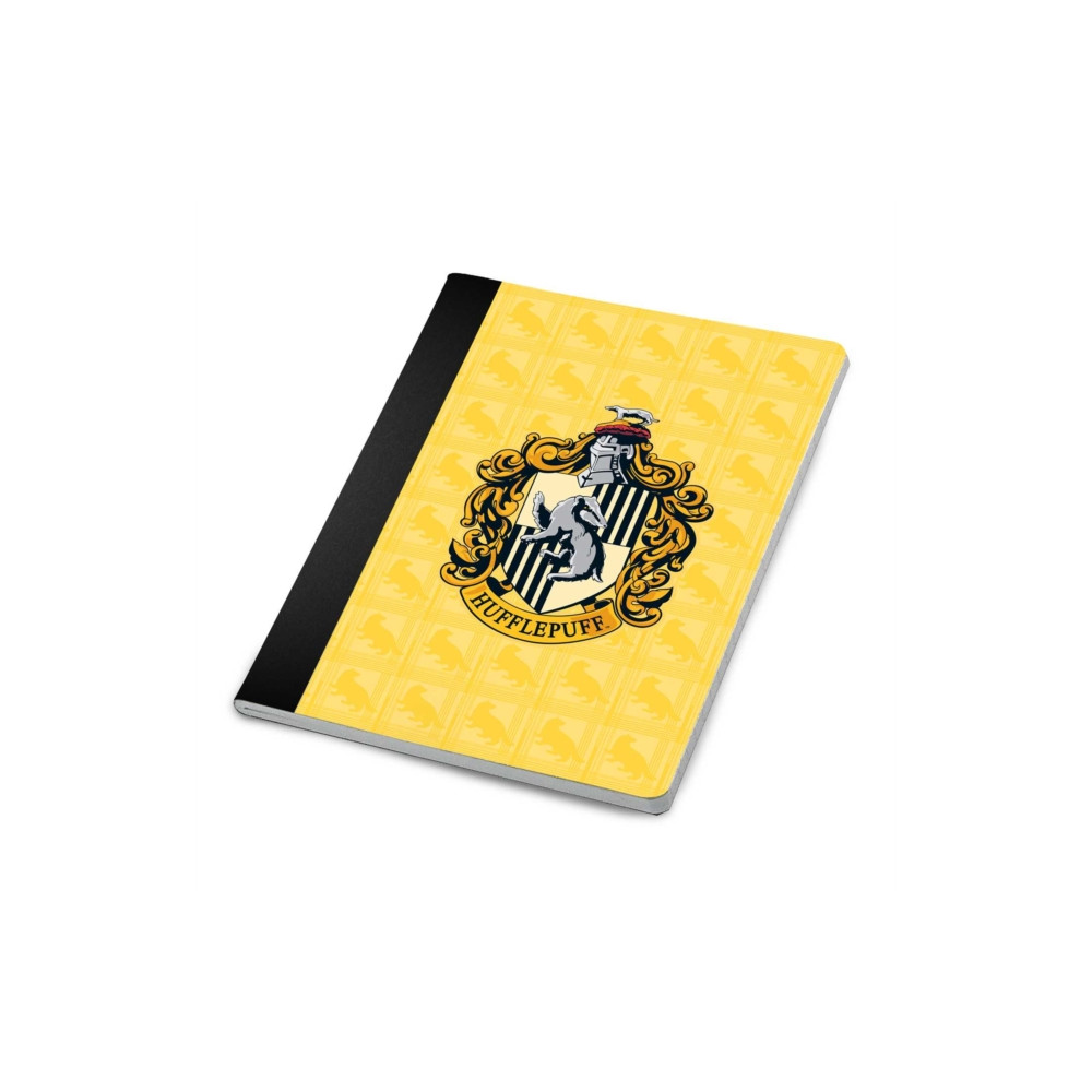 Produktbild för Harry Potter: Hufflepuff Notebook and Page Clip Set (häftad, eng)