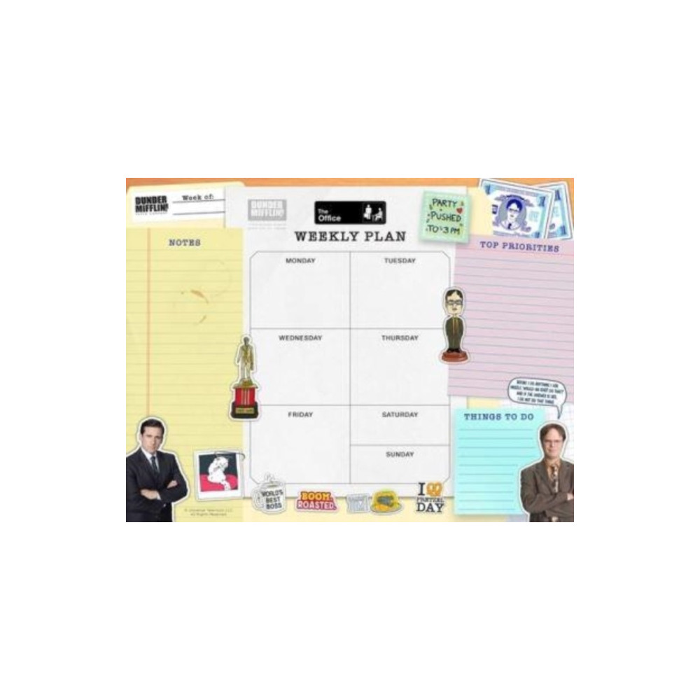 Produktbild för Office: Weekly Planner Notepad (häftad, eng)