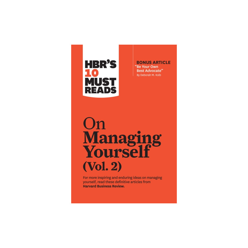 Produktbild för HBR's 10 Must Reads on Managing Yourself, Vol. 2 (with bonus article "Be Your Own Best Advocate" by Deborah M. Kolb) (häftad, eng)