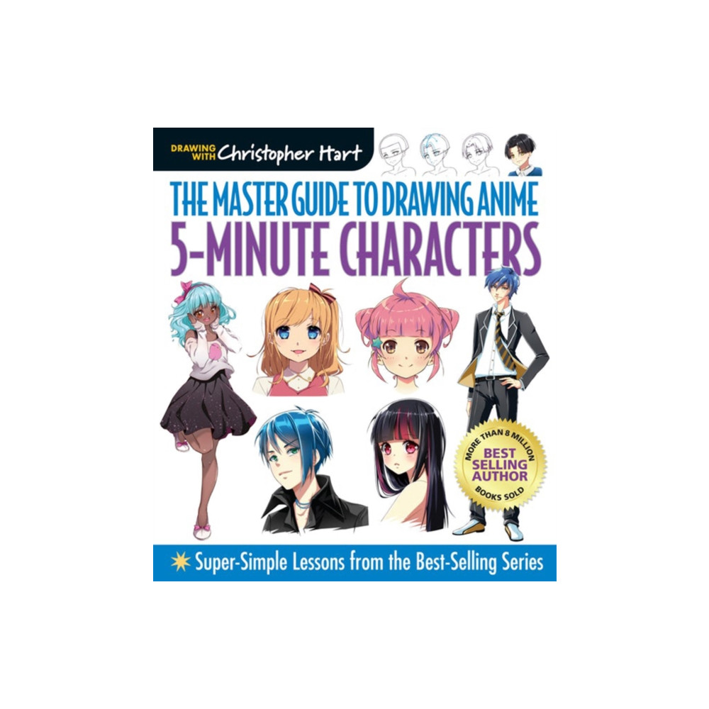 Produktbild för The Master Guide to Drawing Anime: 5-Minute Characters (häftad, eng)