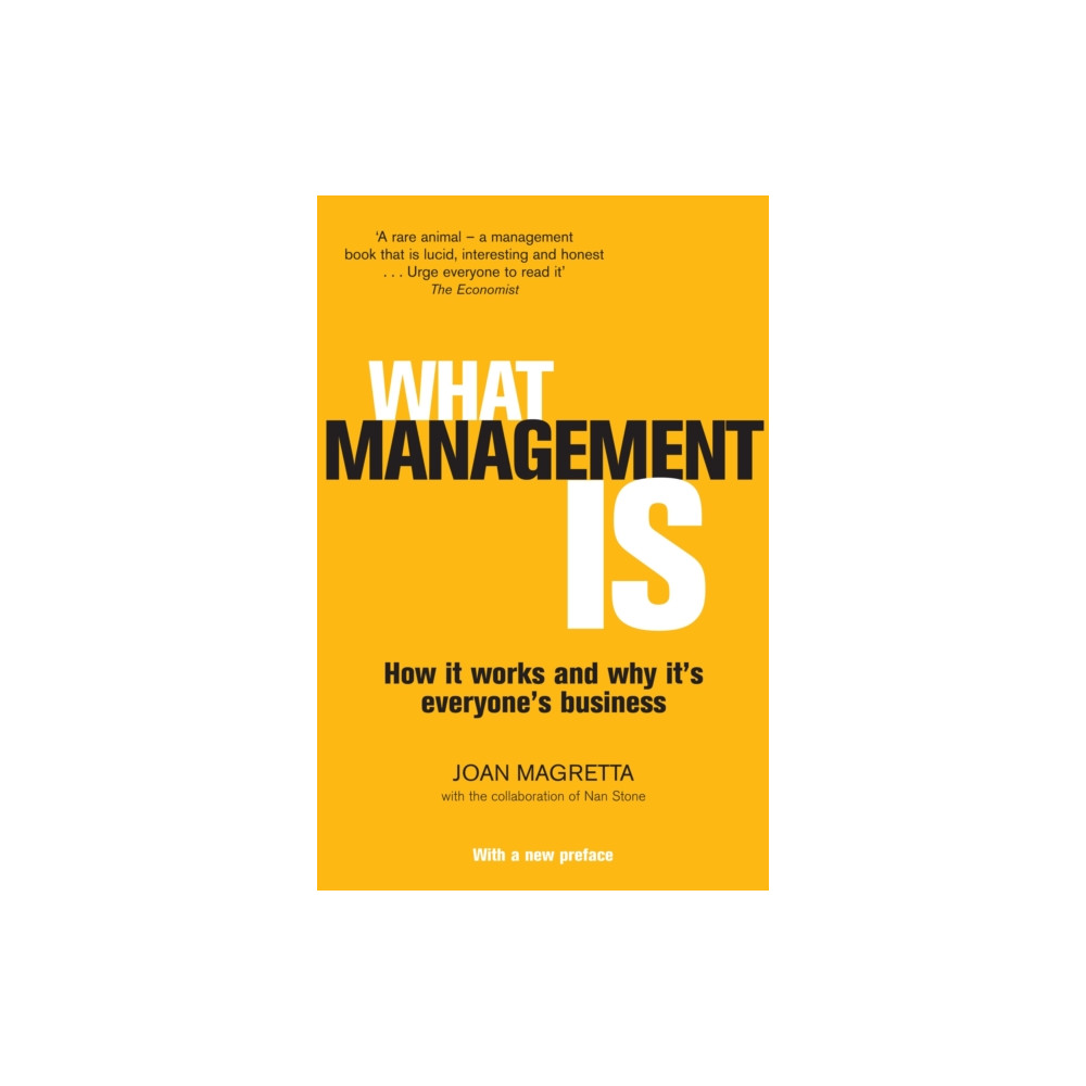 Produktbild för What Management Is (häftad, eng)