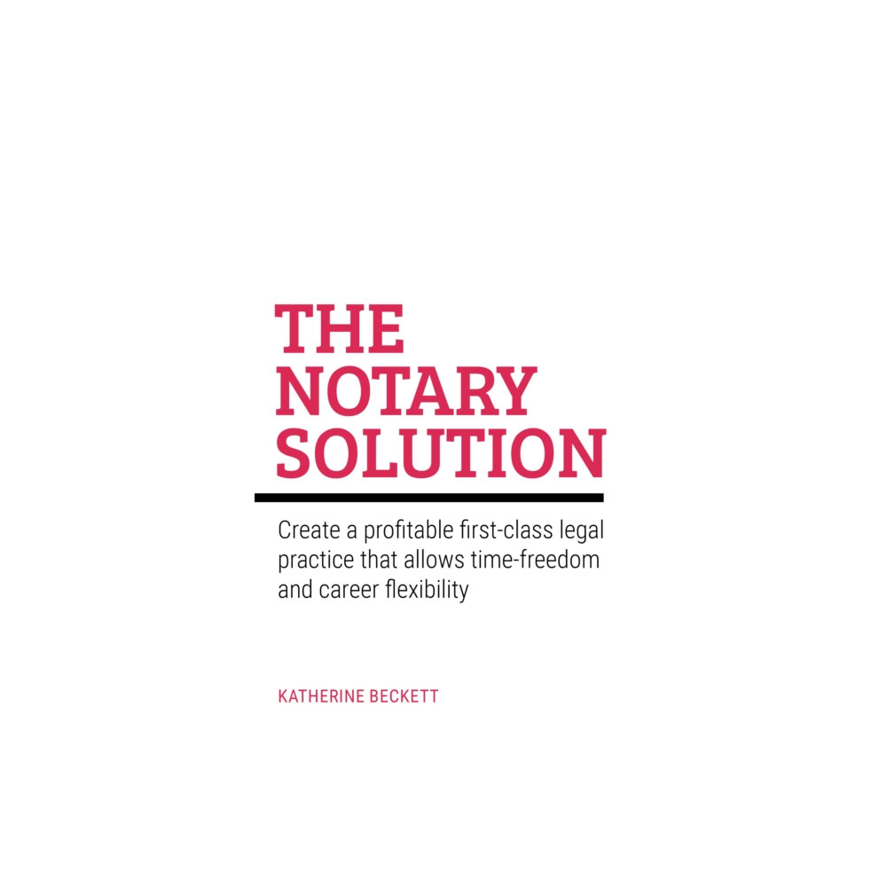Produktbild för The Notary Solution (häftad, eng)