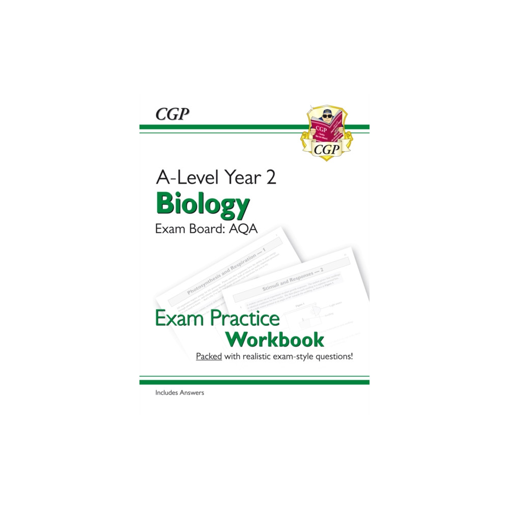Produktbild för A-Level Biology: AQA Year 2 Exam Practice Workbook - includes Answers (häftad, eng)