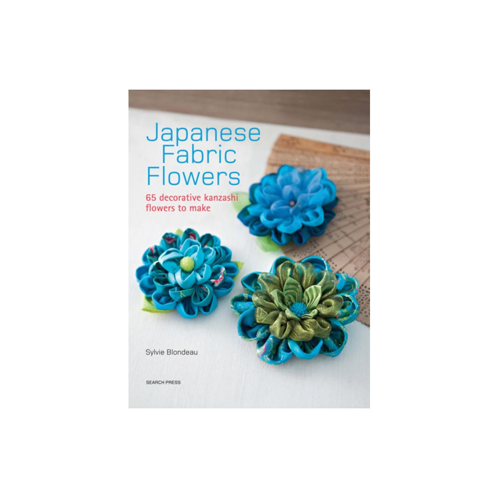 Produktbild för Japanese Fabric Flowers (häftad, eng)
