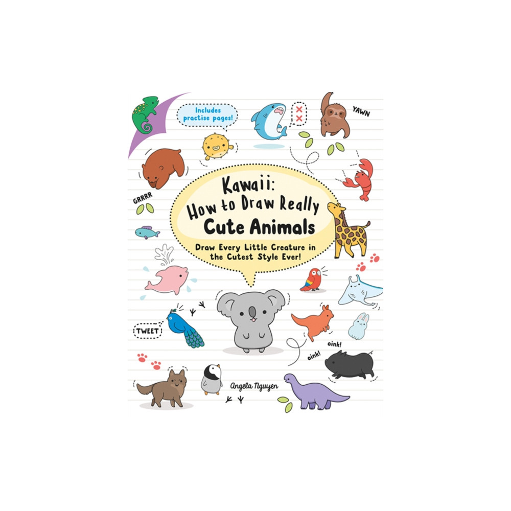 Produktbild för Kawaii: How to Draw Really Cute Animals (häftad, eng)
