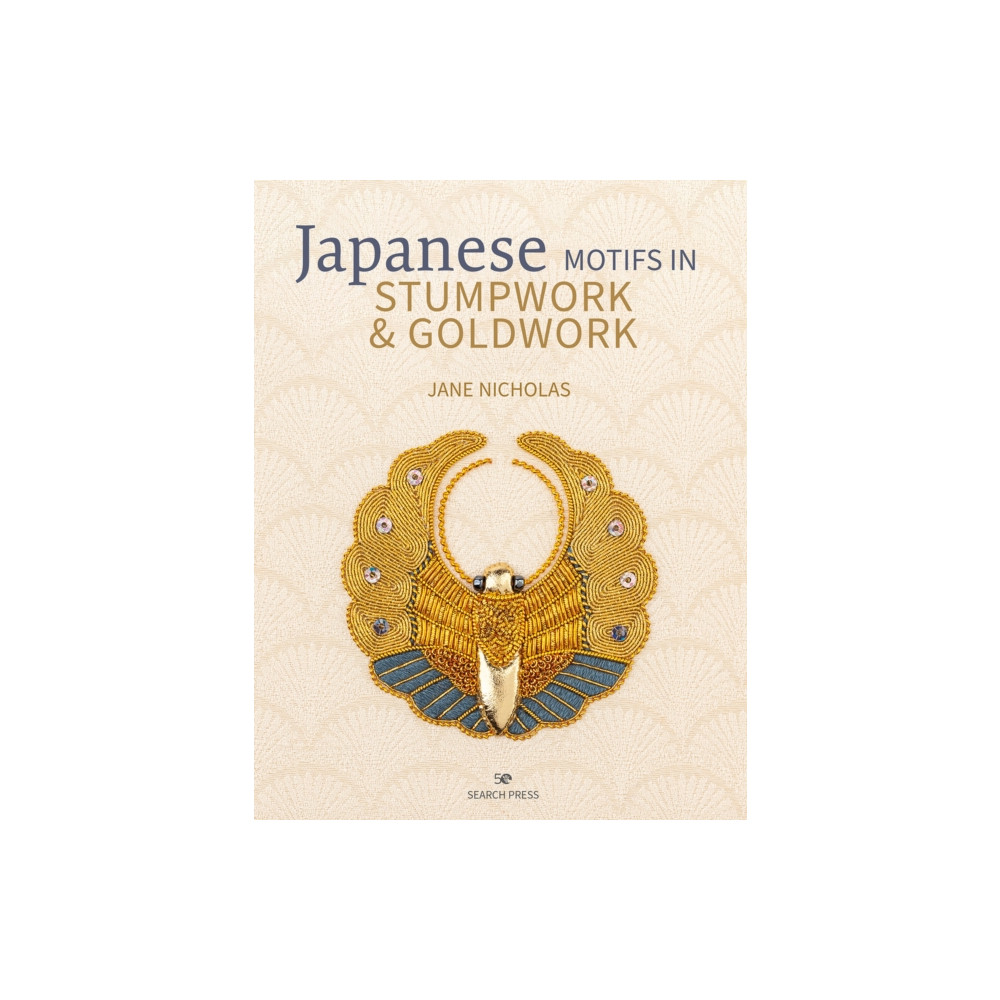 Produktbild för Japanese Motifs in Stumpwork & Goldwork (inbunden, eng)
