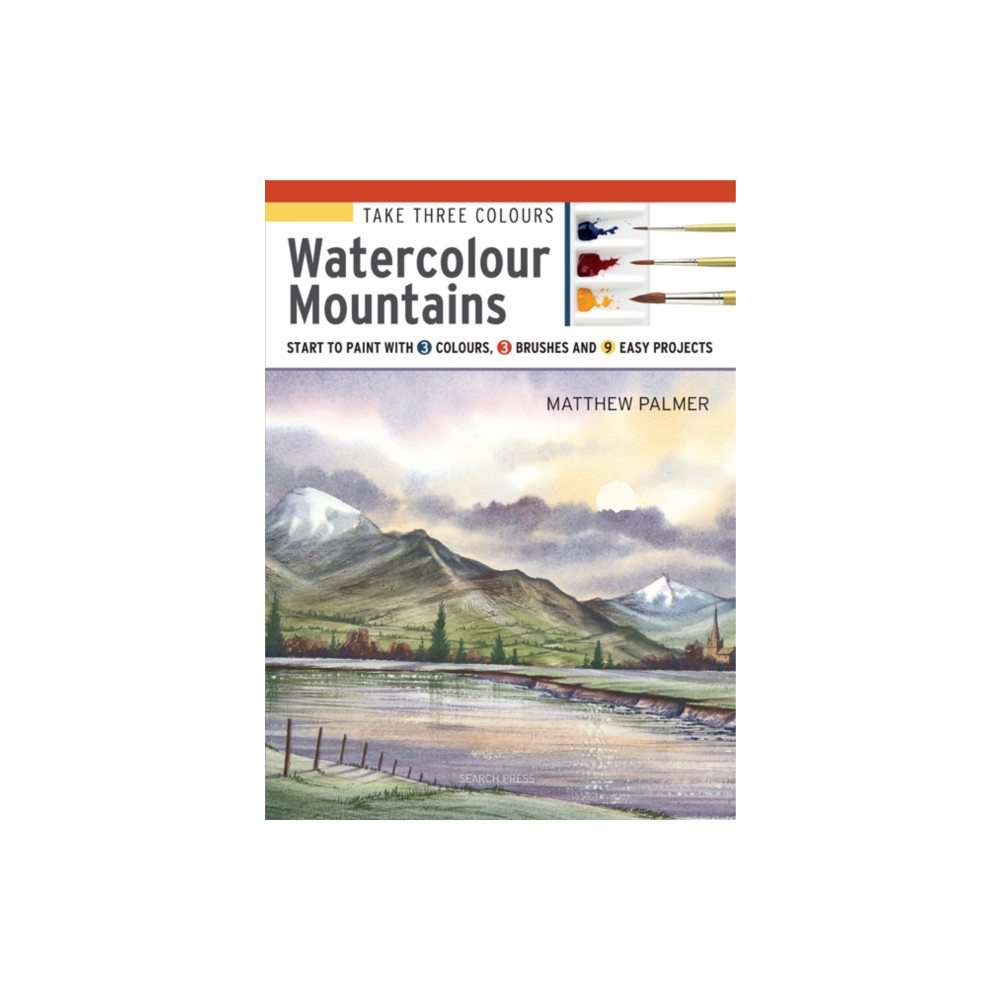 Produktbild för Take Three Colours: Watercolour Mountains (häftad, eng)