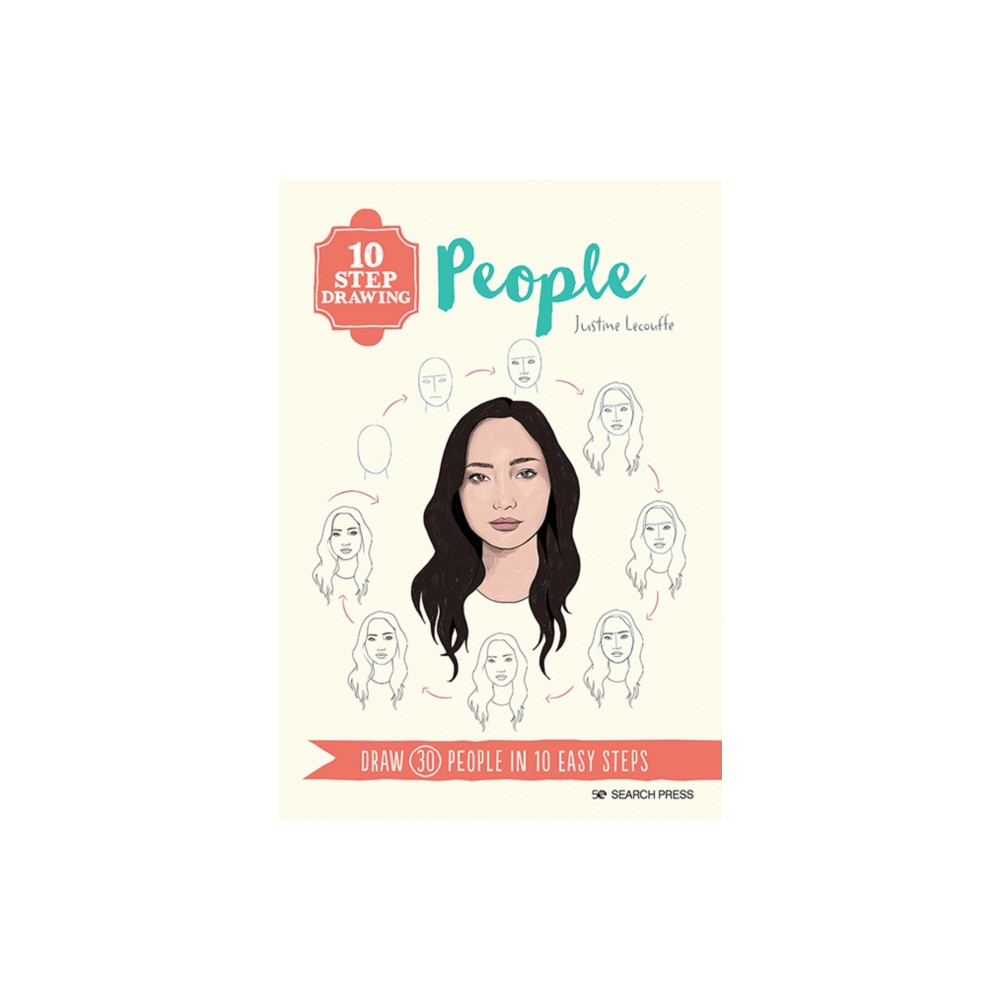 Produktbild för 10 Step Drawing: People (häftad, eng)