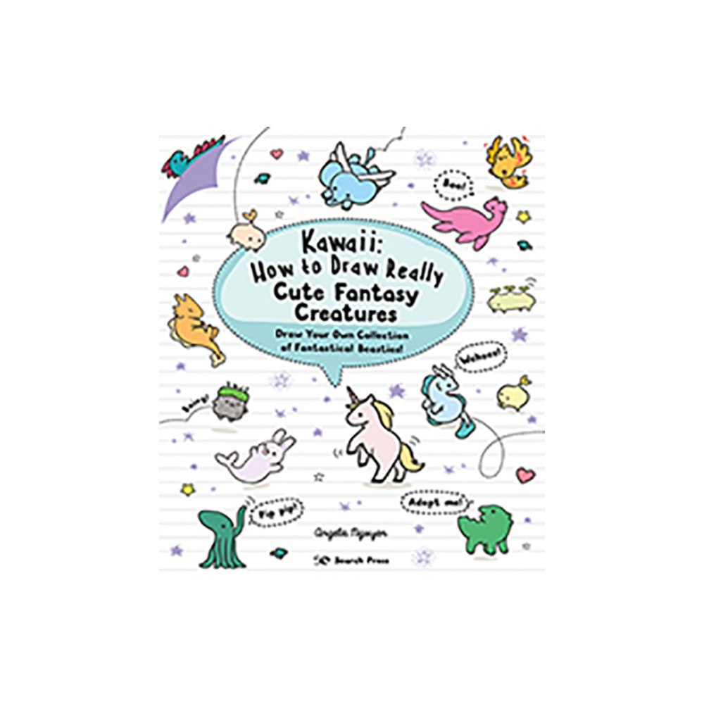 Produktbild för Kawaii: How to Draw Really Cute Fantasy Creatures (häftad, eng)