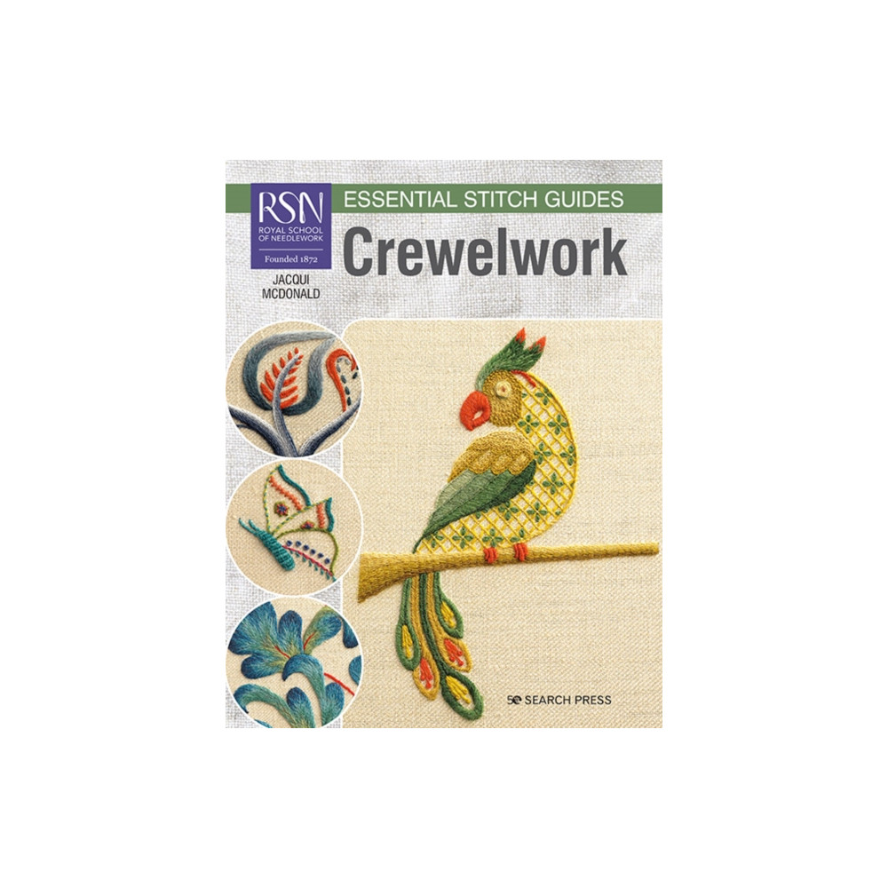 Produktbild för RSN Essential Stitch Guides: Crewelwork (häftad, eng)