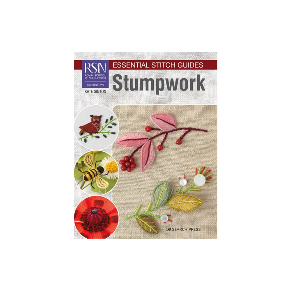 Produktbild för RSN Essential Stitch Guides: Stumpwork (häftad, eng)
