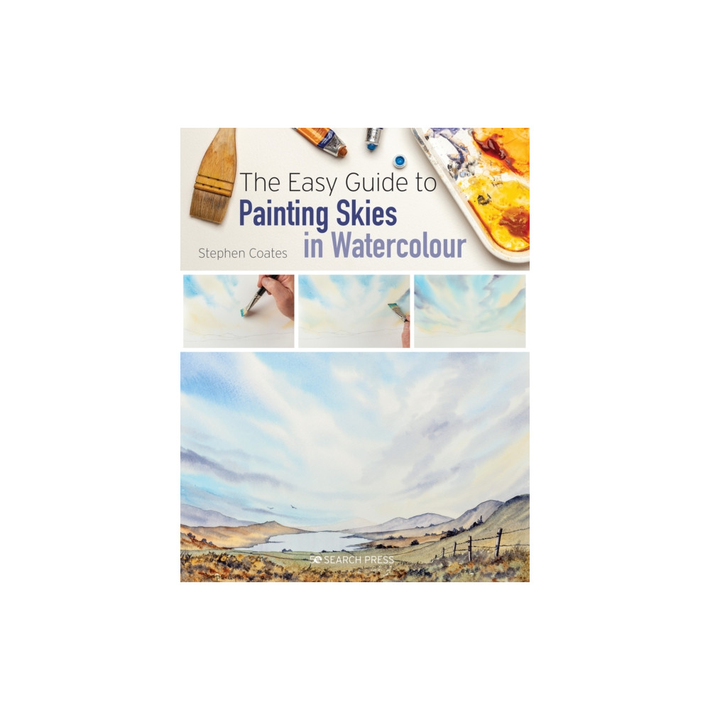 Produktbild för The Easy Guide to Painting Skies in Watercolour (häftad, eng)