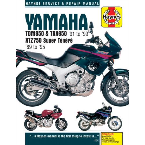 Haynes Publishing Group Yamaha TDM850, TRX850 & XTZ750 (89 - 99) Haynes Repair Manual (häftad)