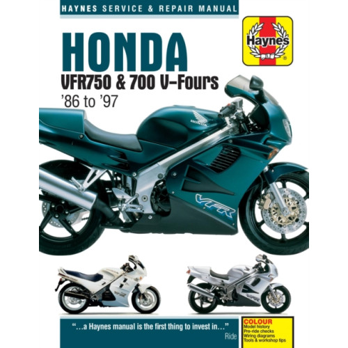 Haynes Publishing Group Honda VFR750 & 700 V-Fours (86 - 97) Haynes Repair Manual (häftad)