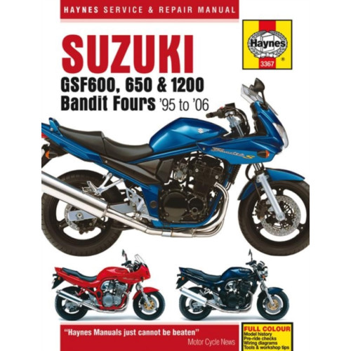 Haynes Publishing Group Suzuki GSF600, 650 & 1200 Bandit Fours (95 - 06) Haynes Repair Manual (häftad)