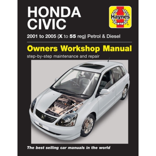 Haynes Publishing Group Honda Civic Petrol & Diesel (01 - 05) Haynes Repair Manual (häftad)