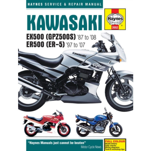 Haynes Publishing Group Kawasaki EX500 (GPZ500S) & ER500 (ER-5) (87 - 05) (häftad)