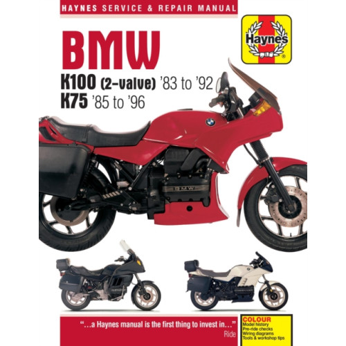 Haynes Publishing Group BMW K100 & 75 2-valve Models (83 - 96) Haynes Repair Manual (häftad, eng)