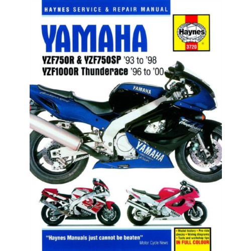 Haynes Publishing Group Yamaha YZF750R & YZF1000R Thunderace (93 - 00) Haynes Repair Manual (häftad)
